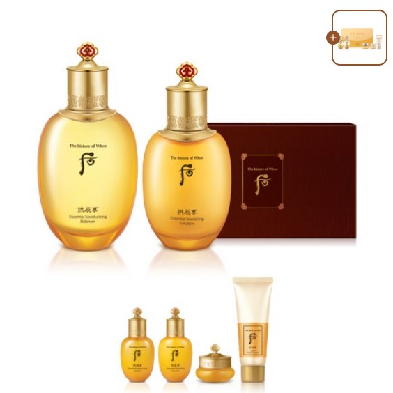 더히스토리오브후 공진향 인양 밸런서 150ml + 로션 110ml + 밸런서 20ml + 로션 20ml + 기앤진 크림 10ml + 폼 클렌저 40ml