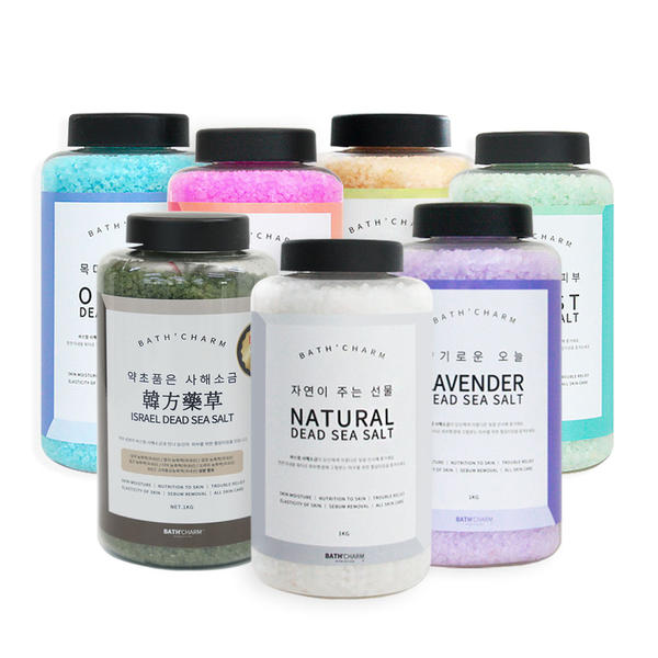 바스참 이스라엘 사해소금 1kg 입욕제/족욕제/반신욕/목욕소금