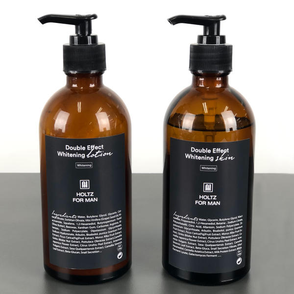 홀츠포맨 4배 더 강력한 미백 남자 스킨 로션 300ml 화이트닝 2종 세트 20대 30대 남성 화장품