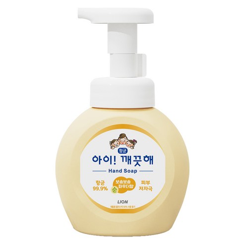 아이깨끗해 핸드워시 순 보송보송 파우더향, 250ml