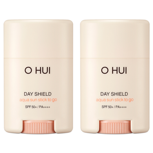 오휘 데이쉴드 아쿠아 선스틱 투 고 SPF50+ PA++++, 14g, 2개