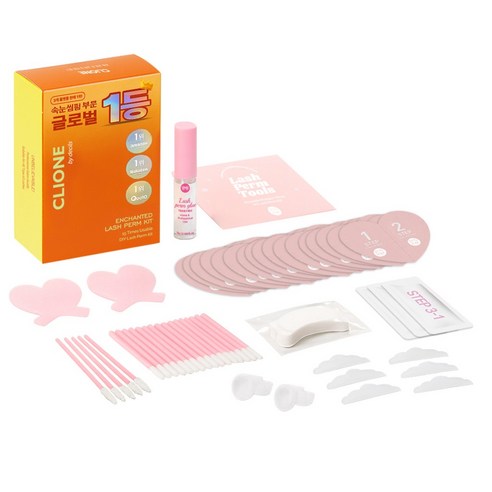 클리오네 속눈썹펌 15회분 세트, 1개