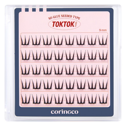 코링코 톡톡하라 노글루 속눈썹 9mm, 뮤즈, 1개