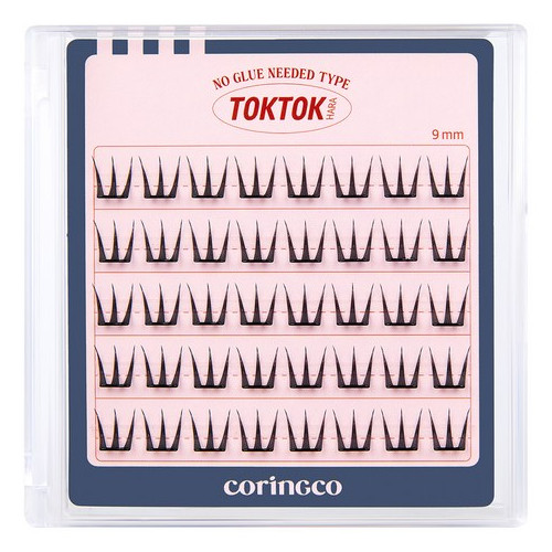 코링코 톡톡하라 노글루 속눈썹 9mm, 뮤즈, 1개
