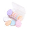 홈즈픽 메이크업 스펀지 미니 핑거 퍼프, 10개, 혼합