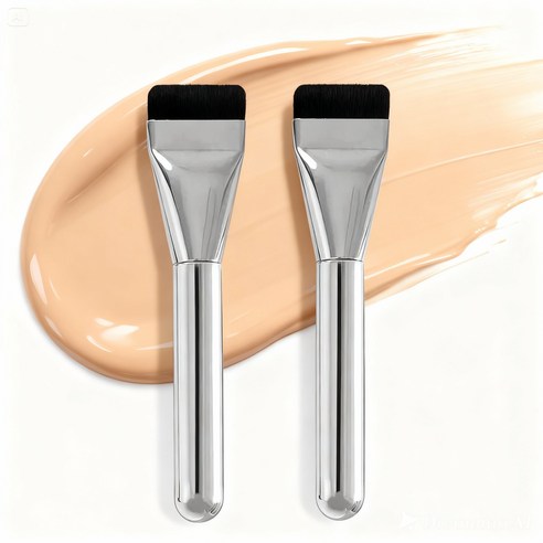 오데트 메이크업 납작 파운데이션 브러쉬 파데붓