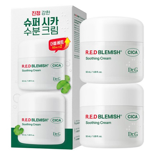 닥터지 레드 블레미쉬 시카 수딩 크림, 50ml, 2개