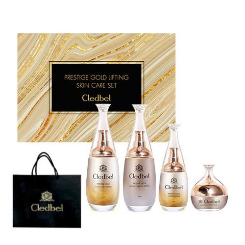 끌레드벨 프레스티지 골드 리프팅 기초화장품 4종, 1세트