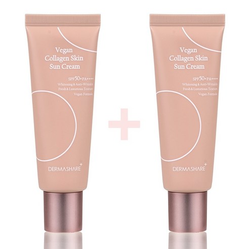 더마쉐어 콜라겐 스킨 선크림 SPF50+ PA++++, 50g, 2개