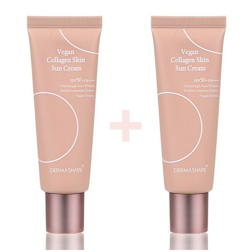 더마쉐어 콜라겐 스킨 선크림 SPF50+ PA++++, 50g, 2개