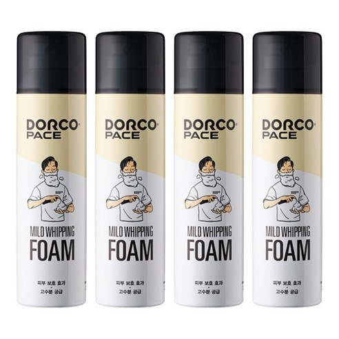 PACE 도루코 마일드 쉐이빙폼, 250ml, 4개