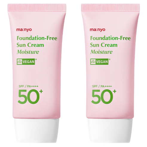 마녀공장 파데프리 선크림 모이스처 SPF50+ PA++++, 50ml, 2개