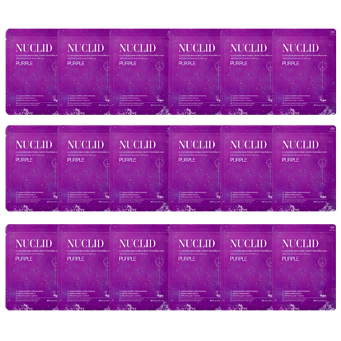 뉴클리드 글루타치온 1500PPM X 아라비안 자스민 꽃 마스크팩 6매 6매입 1SET, 1개, 18개입