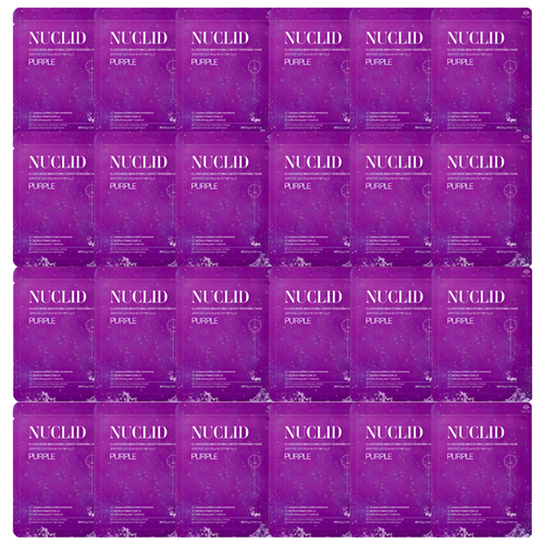 뉴클리드 글루타치온 1500PPM X 아라비안 자스민 꽃 마스크팩 6매 6매입 1SET, 1개, 24개입