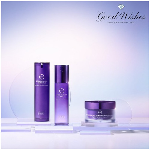 [SG6] 주름개선 리프팅 펩타이드 항산화 더마화장품 3종 (미스트 앰플 크림)