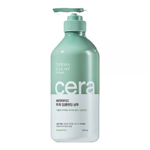 더마앤모어 세라마이드 두피 딥클렌징 지성 샴푸 600ml hI유통
